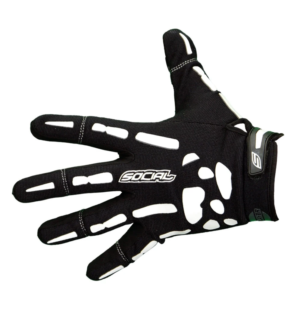 Valken Grit Gloves, Skeleton Bones 1 Valken Grit Gloves, Skeleton Bones