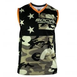 Valken Grit Sleeveless Jersey, American Camo