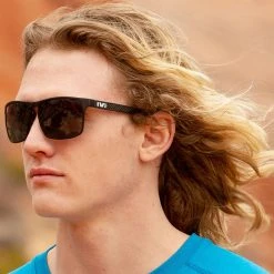 VIRTUE V-INERTIA POLARIZED SUNGLASSES - SMOKE BLACK Lens