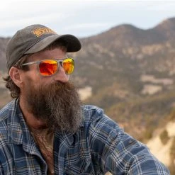 VIRTUE V-WAVE POLARIZED SUNGLASSES - GUNMETAL FIRE